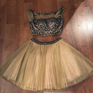 Beaded Sherri Hill Prom/Homecoming two piece dress